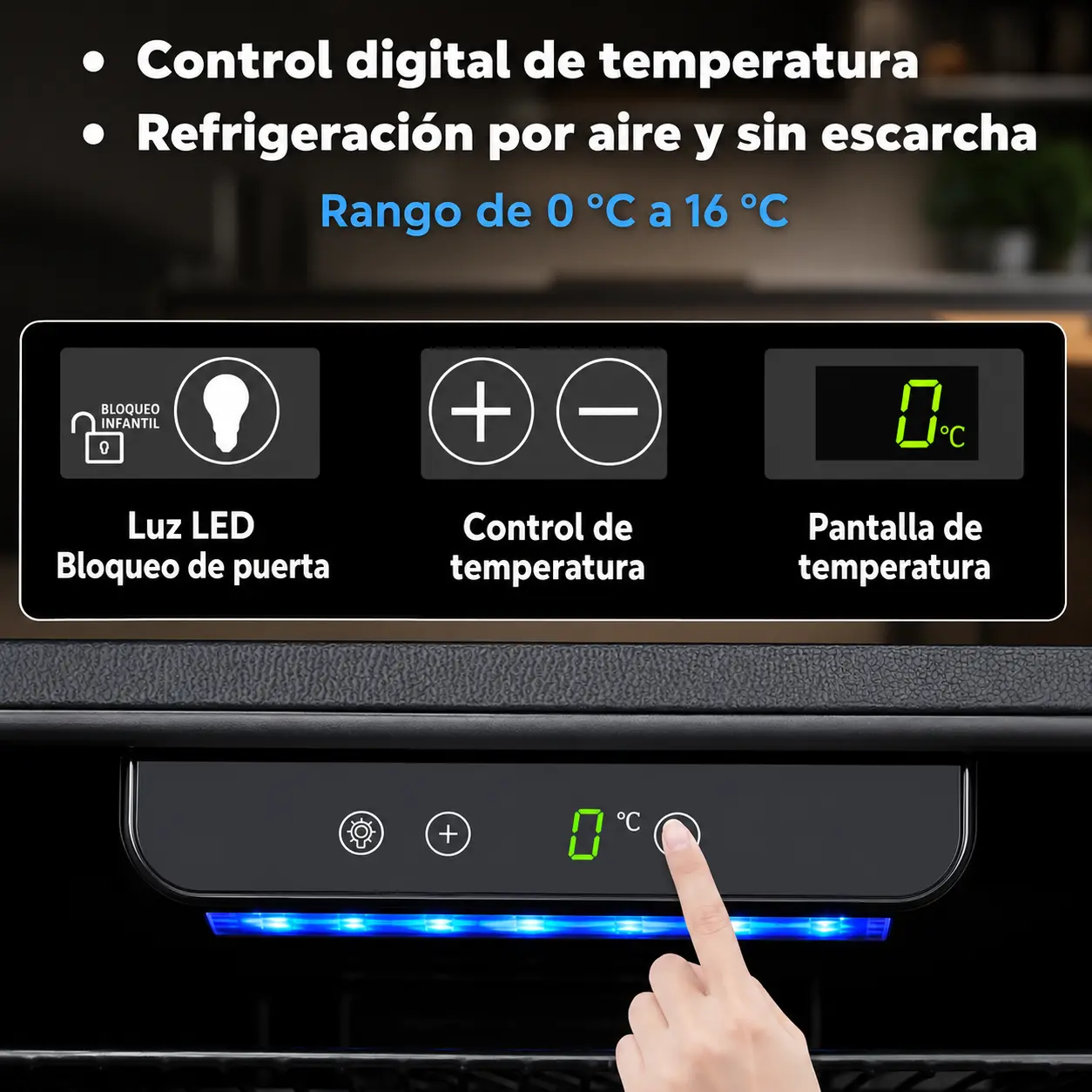 Mini heladera de 91 L con estantes ajustables — imagen 4